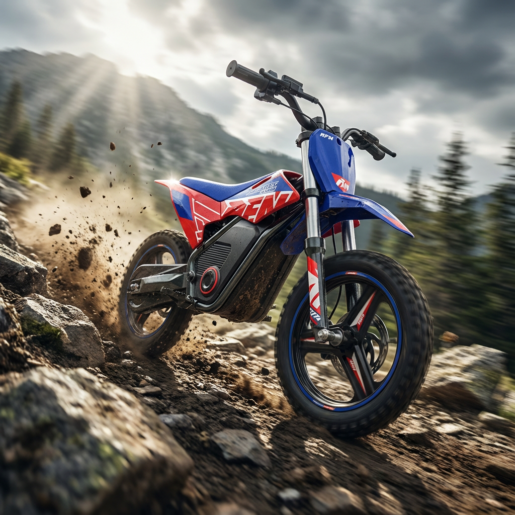 RFN SX-E500 – საბავშვო ელექტრო მოტოციკლი Warrior Kids 9