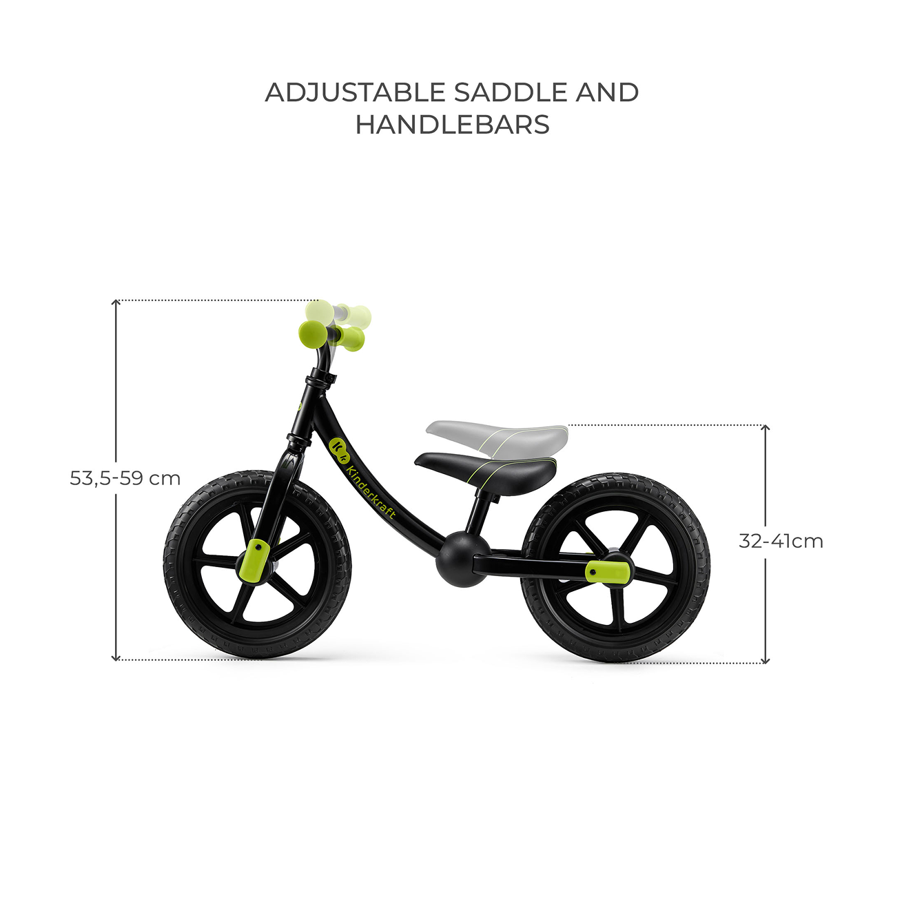 Kinderkraft 2WAY NEXT ბალანს ველოსიპედი / Balance Bike 11