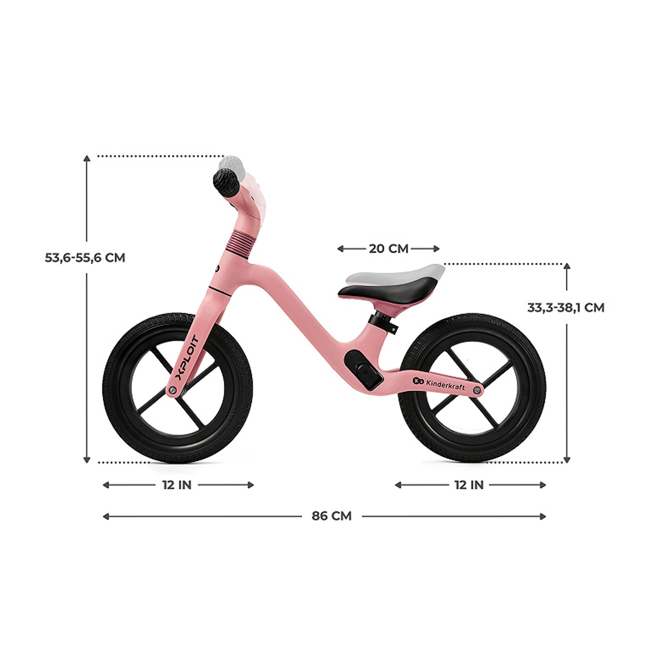 Kinderkraft XPLOIT ბალანს ველოსიპედი / Balance Bike 6