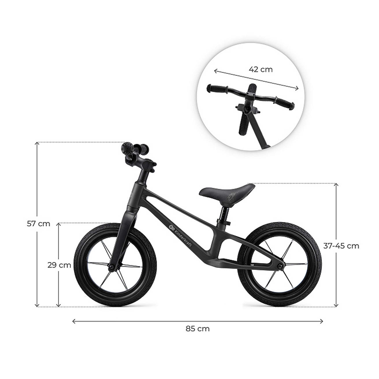 Kinderkraft ETER ბალანს ბაიკი / Balance Bike 19