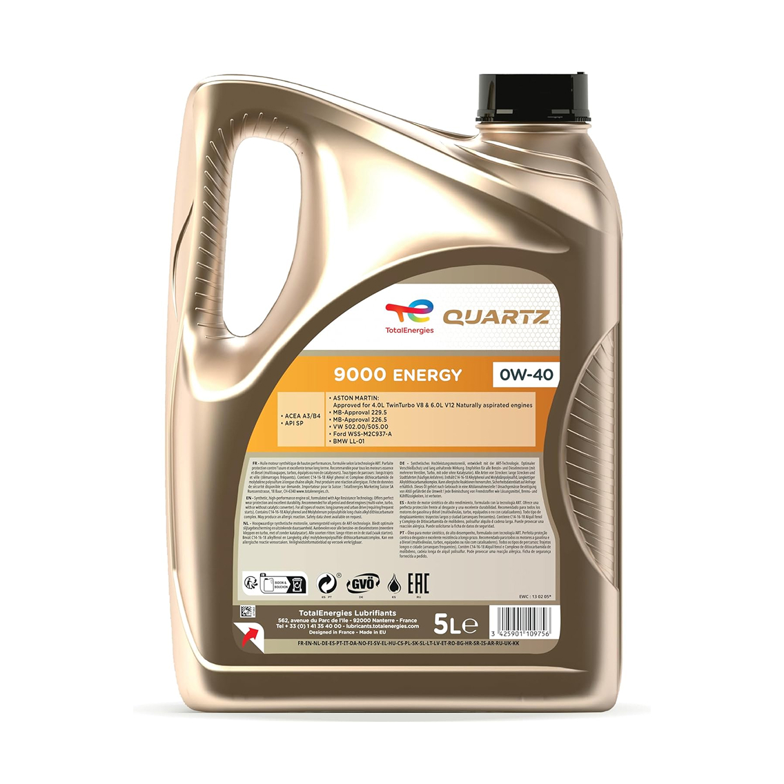 TOTAL Quartz 9000 Energy 0W-40 4