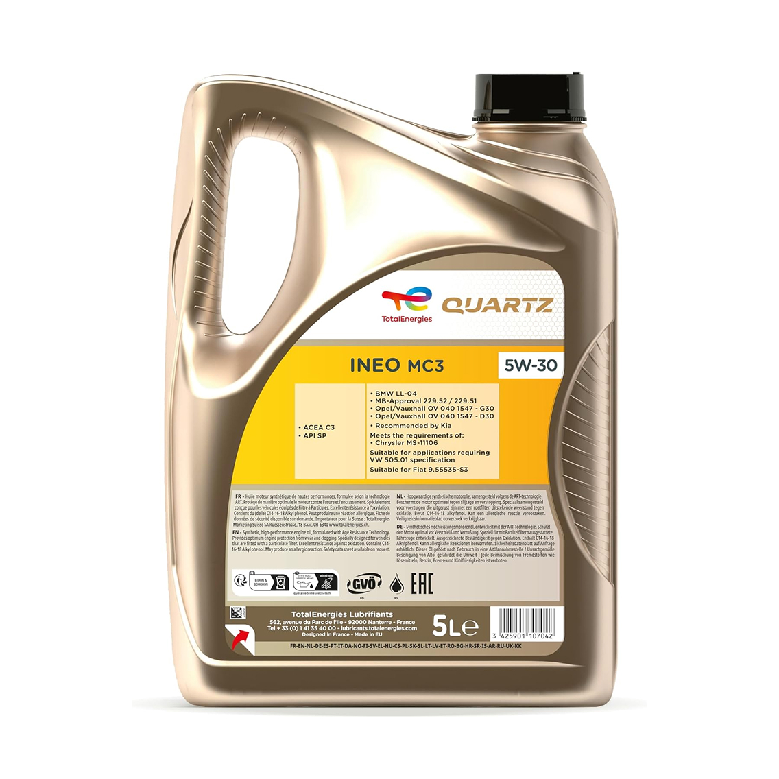 TOTAL Quartz Ineo MC3 5W-30 6