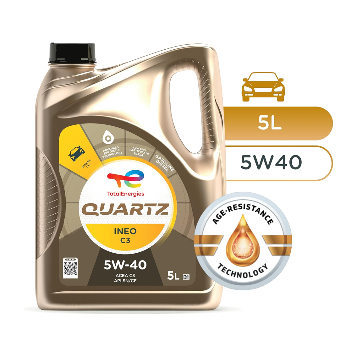 TOTAL Quartz Ineo C3 5W-40 7