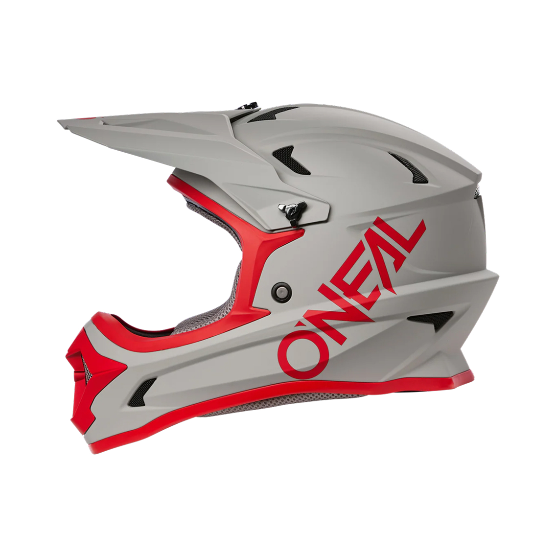 O'Neal ჩაფხუტი Sonus SOLID V.25 ნაცრისფერი/წითელი 4